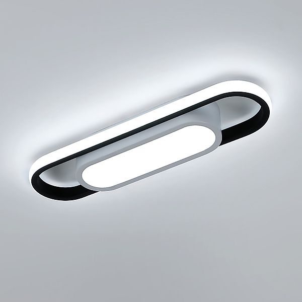Goeco LED Deckenleuchte LED ovale Lampe, günstig online kaufen