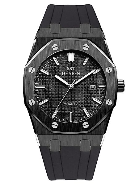 S&T Design Quarzuhr Herren Uhr Edelstahl günstig online kaufen