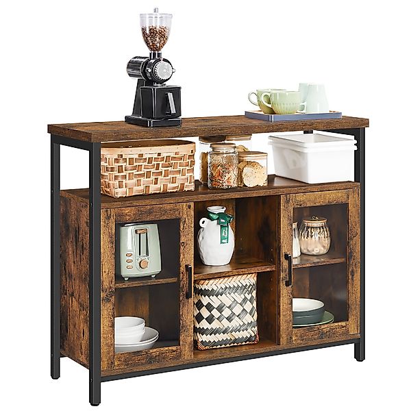 VASAGLE Sideboard Küchenschrank, Stauraumschrank, mit 2 günstig online kaufen