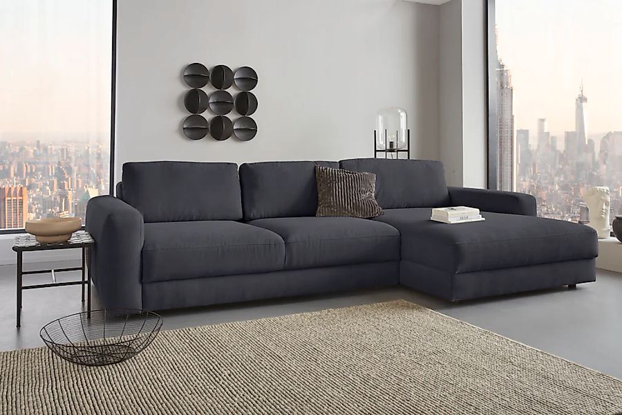 Home affaire Ecksofa "Bloomfield, elegant, viel Platz, Mega Couch, Breite 3 günstig online kaufen