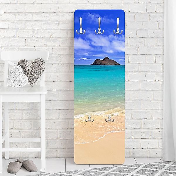 Wandgarderobe Holzpaneel Paradise Beach günstig online kaufen