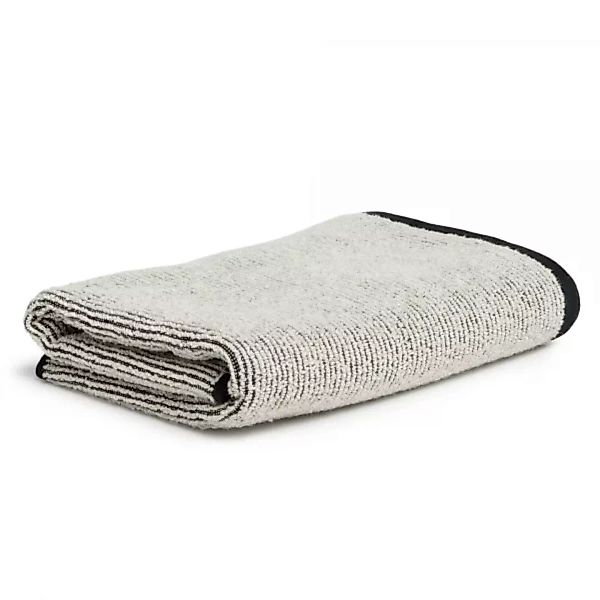 Möve Handtücher Eden Querrippe - Farbe: nature/black - 081 - Handtuch 50x10 günstig online kaufen