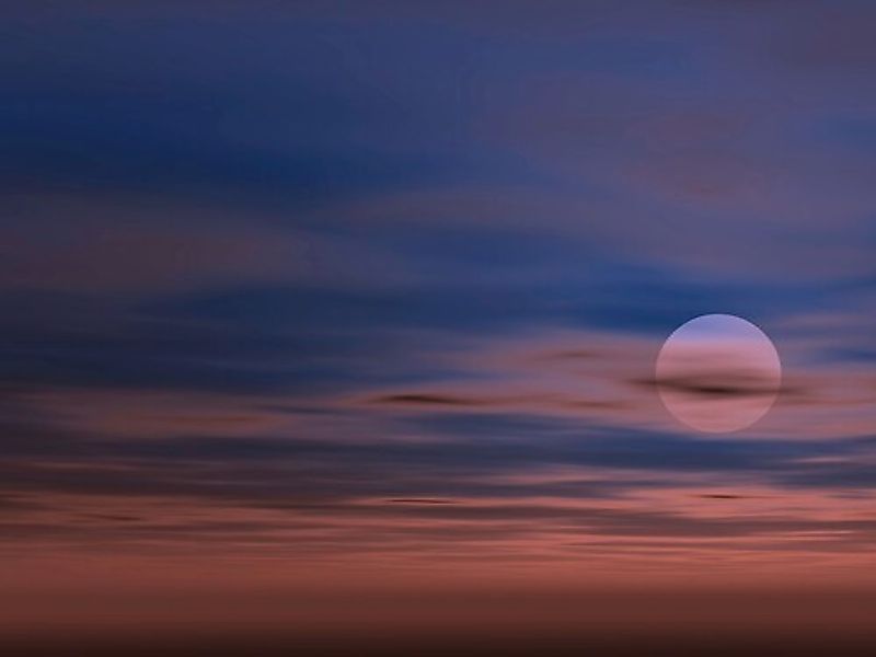 Papermoon Fototapete »HIMMELSONNE WOLKEN WELTALL SONNENUNTERGANG SOMMER XXL günstig online kaufen