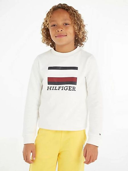 Tommy Hilfiger Sweatshirt TH LOGO SWEATSHIRT mit großer Hilfiger Flag & Log günstig online kaufen