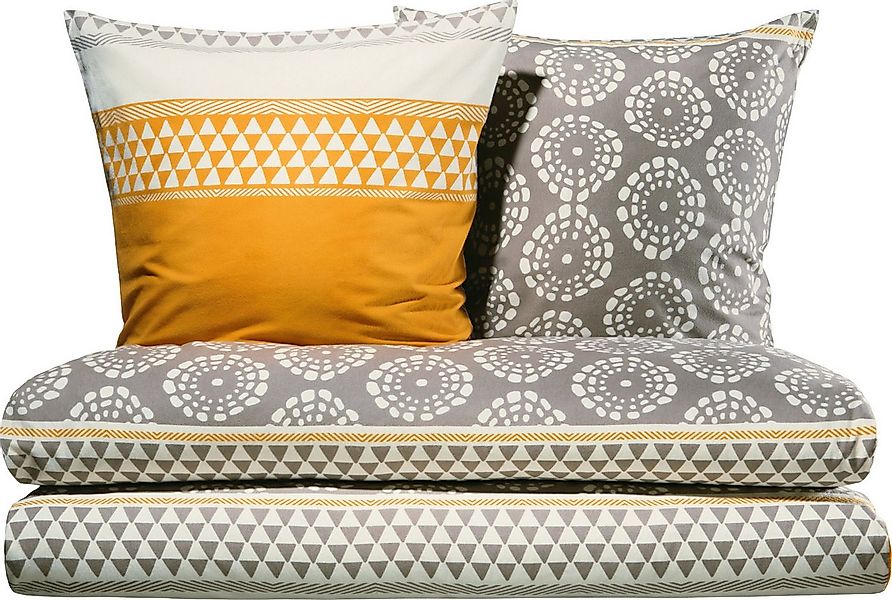 Erwin Müller Bettwäsche Wendebettwäsche Sparpaket 4-teilig, Biber, Streifen günstig online kaufen