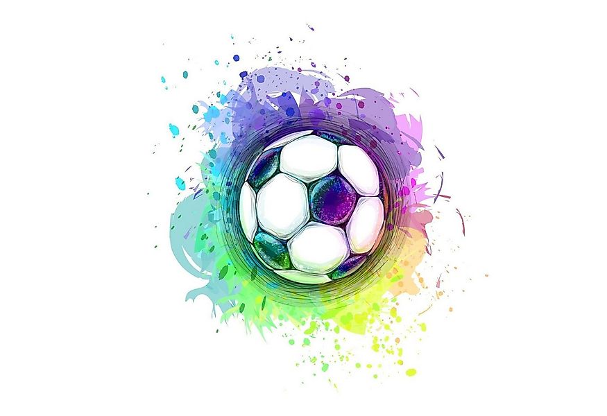 nikima Wandtattoo 186 Wandtattoo Fussball Soccer in 6 vers. Größen - Größe günstig online kaufen