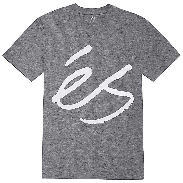 Es Big Script Kurzärmeliges T-shirt M Grey / Heather günstig online kaufen