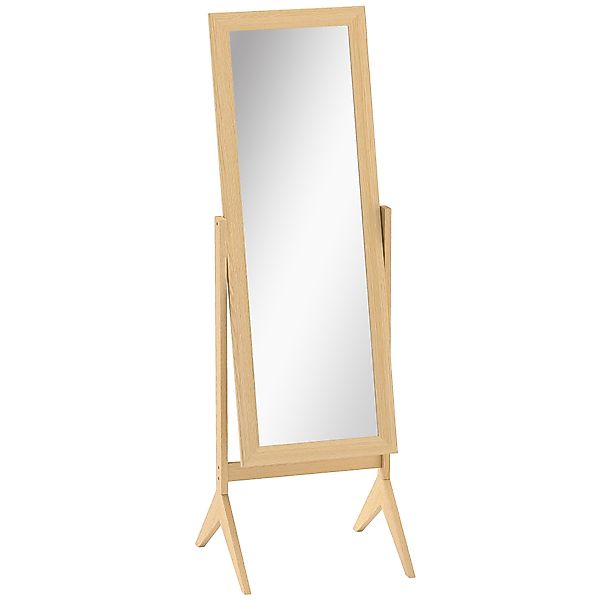 HOMCOM Standspiegel Großer Standspiegel mit verstellbarer Neigung für Ankle günstig online kaufen