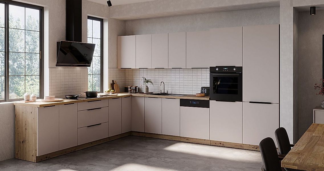 Küchen-Preisbombe Winkelküche SOLANO 290x350 cm Küchenzeile Küchenblock Küc günstig online kaufen
