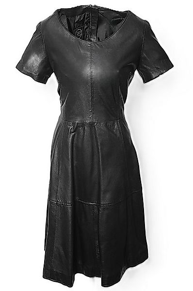 Be Noble Lederkleid Boston 2 Weitschwingendes Lederkleid mit kurzem Arm in günstig online kaufen