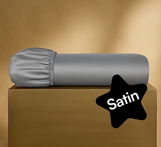 Seralino Spannbettlaken Mako Satin Spannbetttuch (100% günstig online kaufen