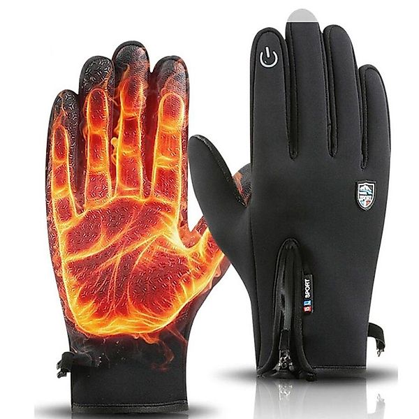 Coonoor Fleecehandschuhe Fahrrad Handschuhe Wasserdichte Touchscreen günstig online kaufen