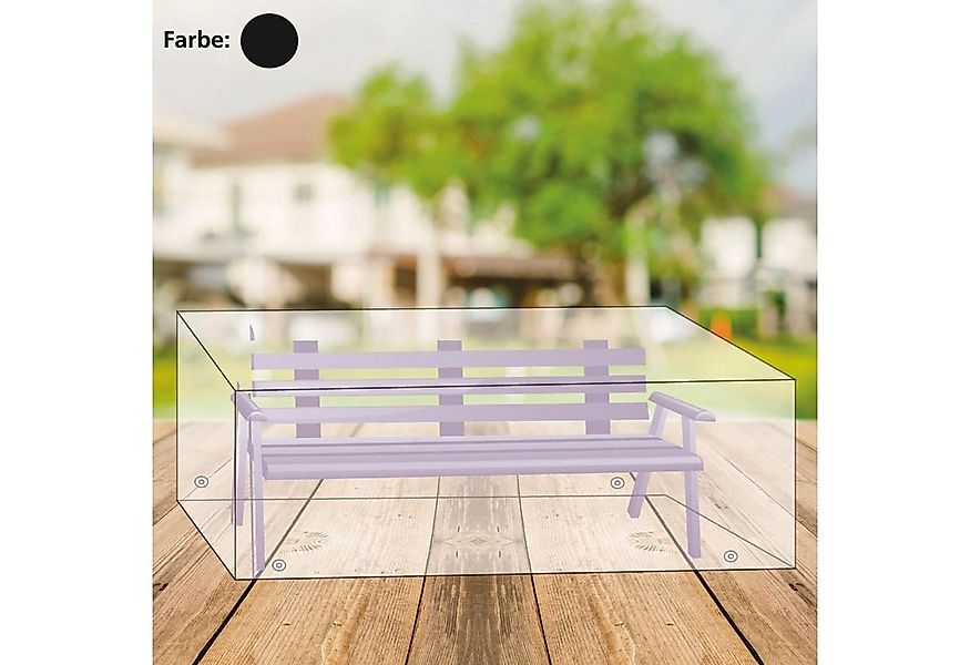 BURI Schutzplane Abdeckhaube anthrazit 3-Sitzer Bank Schutzhülle Abdeckhaub günstig online kaufen