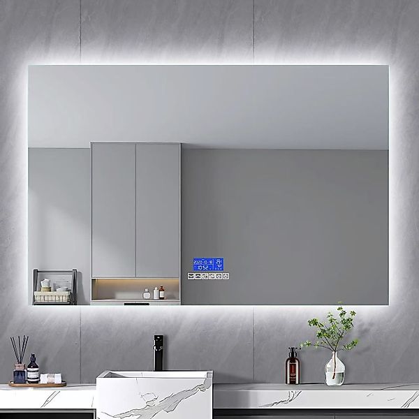 Furnishings Home Badspiegel Badezimmerspiegel rahmenlos Kosmetikspiegel günstig online kaufen