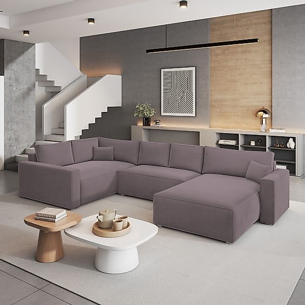 Masseno Ecksofa VELAMI mit Schlaffunktion U-Form, günstig online kaufen