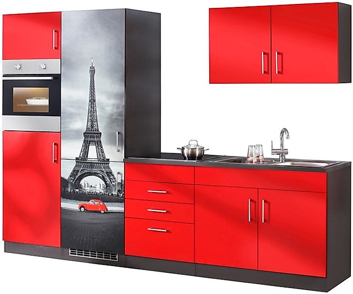 KOCHSTATION Küchenzeile »KS-Paris – Küchen mit einzigartigen Fotomotiven au günstig online kaufen