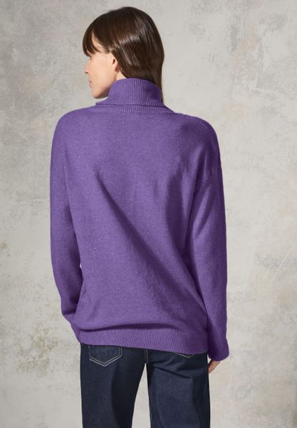 Cecil Rollkragenpullover aus softem Materialmix günstig online kaufen