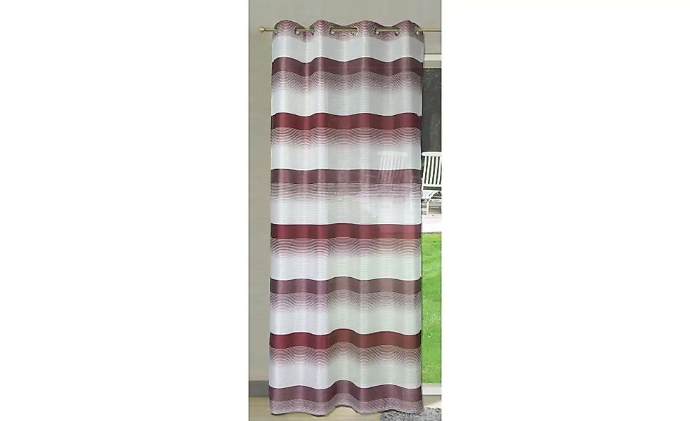 Ösenschal   ¦ rot ¦ Synthetik ¦ Maße (cm): B: 140 H: 245 Gardinen & Rollos günstig online kaufen