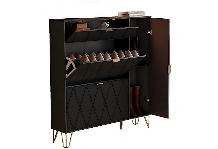 UEV Schuhschrank mit 4 Klappen schmal Schuhkipper Schuhregal (Packung, 105x günstig online kaufen