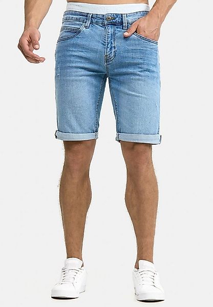 Indicode Jeansshorts Herren Caden Jeans Shorts Herrenshorts mit 5 Taschen, günstig online kaufen
