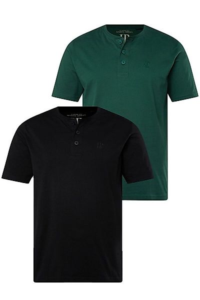 JP1880 T-Shirt bis 7XL T-Shirt im Doppelpack Henley-Shirt (2-tlg) günstig online kaufen