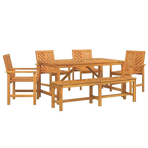 vidaXL 5-Teilige Garten Essgruppe Massivholz Akazie 3154114 günstig online kaufen