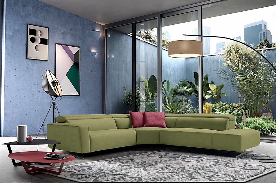 Egoitaliano Ecksofa "Stefanie-e, Designsofa der Extraklasse, bequem mit hoh günstig online kaufen