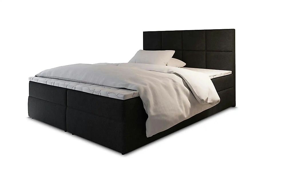 MASSENO Boxbett   ¦ schwarz ¦ Maße (cm): B: 160 H: 98 Betten > Polsterbette günstig online kaufen