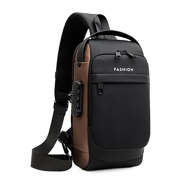 Blusmart Umhängetasche Brusttasche Sling Bag mit USB-Ladeanschluss (Passwor günstig online kaufen