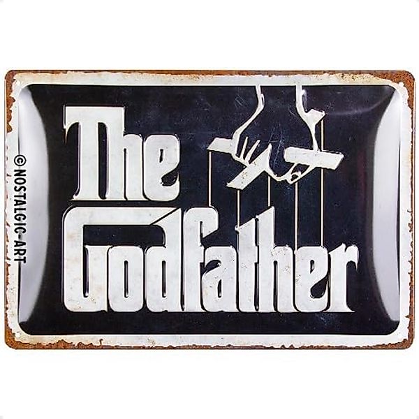 Nostalgic-Art Blechschild 20 x 30cm - Godfather - Logo günstig online kaufen