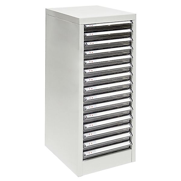 PROREGAL Schubladencontainer Kobra mit 15 Schubladen HxBxT 74 x 28 x 34 cm günstig online kaufen