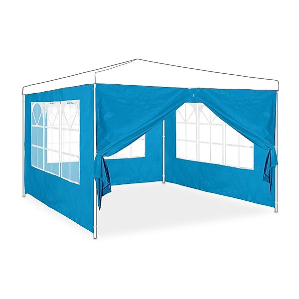 relaxdays Pavillonseitenteil Pavillon-Seitenwand 4er Set in günstig online kaufen