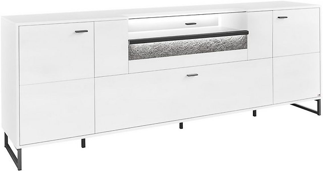set one by Musterring TV-Schrank Deltona inkl. LED-Beleuchtung, Metallkufe, günstig online kaufen