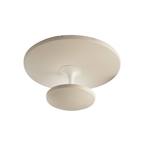 LED-Deckenlampe Conrad, sandfarben, Ø 50 cm, Metall, dimmbar günstig online kaufen