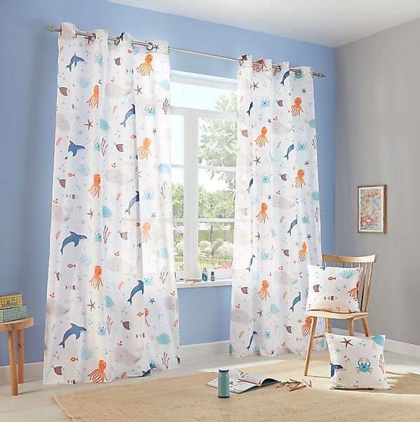 Lüttenhütt Gardine OCEAN, Ösen (1 St), günstig online kaufen