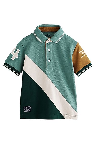 Next Poloshirt Kurzärmliges Poloshirt mit Schärpe günstig online kaufen