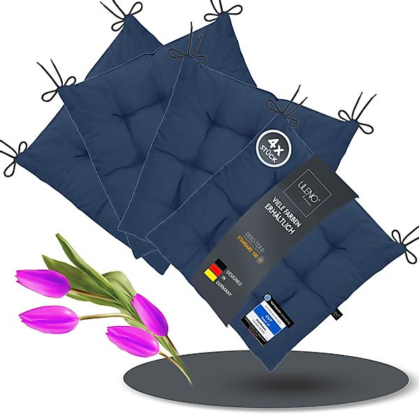 LILENO HOME Stuhlkissen Sitzkissen für Gartenstuhl, günstig online kaufen