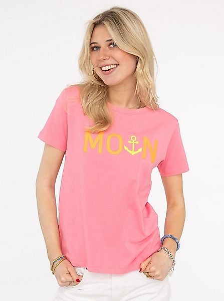 Zwillingsherz T-Shirt "MoinZH" Kurzarm, Rundhalsausschnitt, Stickerei, Baum günstig online kaufen