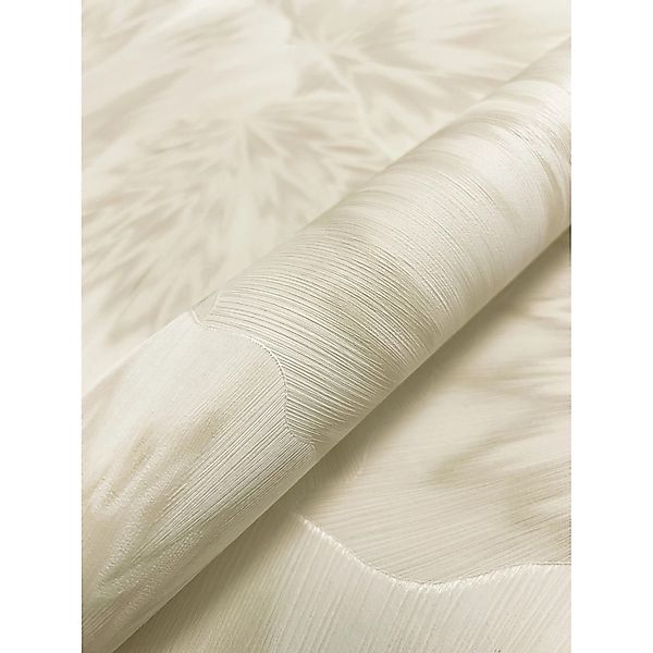 Newroom Vliestapete Petricca Creme Blumen Natur Strukturiert FSC® günstig online kaufen