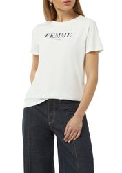 comma T-Shirt mit Statement-Print günstig online kaufen