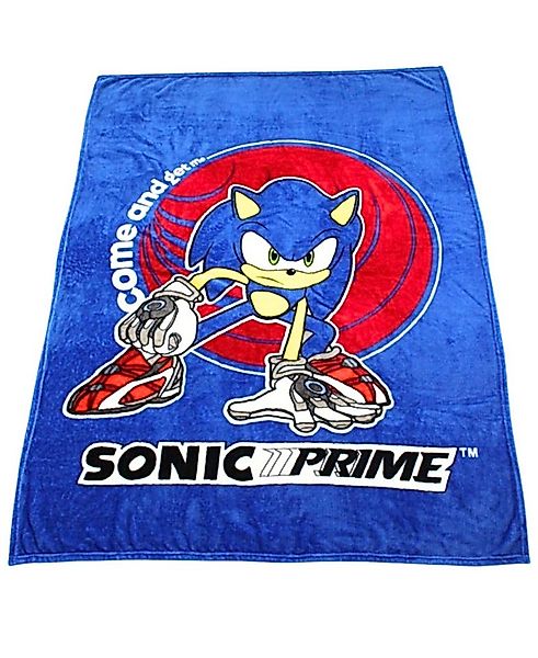 Kinderdecke SEGA, Sonic SEGA, Flanelldecke weiche Kuscheldecke 110 x 150 cm günstig online kaufen
