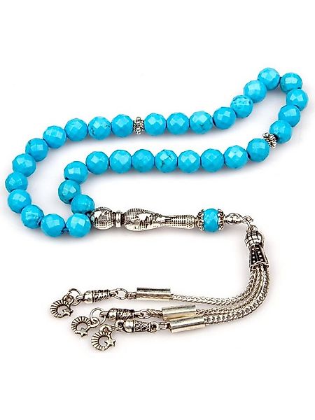 Nisan Ketten und Armband Set, Türkis Naturstein Tasbih – 33 Perlen Gebetske günstig online kaufen