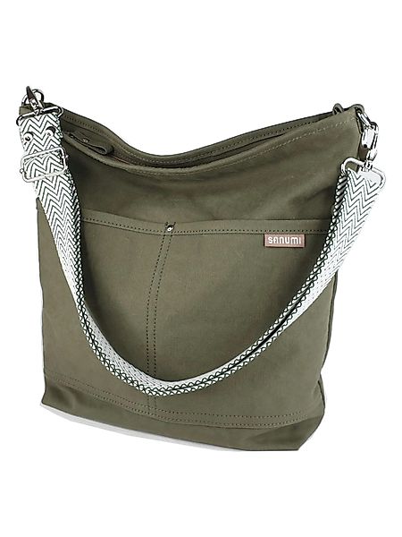 sanumi Umhängetasche Canvas Hobobag günstig online kaufen
