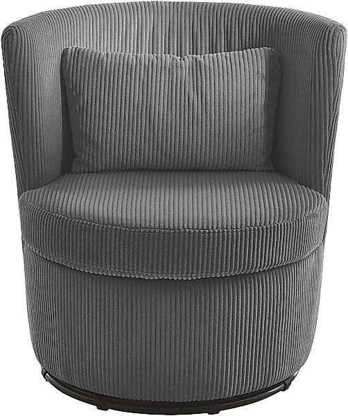 ATLANTIC home collection Drehsessel "Keno" 360-Grad drehbarer Cordsessel, i günstig online kaufen