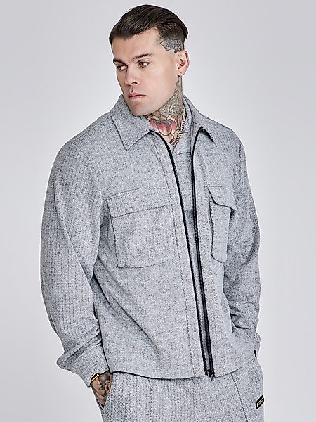 Siksilk Hemdjacke SikSilk Herren Graues Smart günstig online kaufen