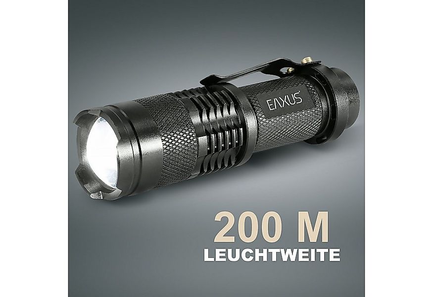 EAXUS LED Taschenlampe Taschenlampe Glow-X Profi Minitaschenlampe mit Clip günstig online kaufen