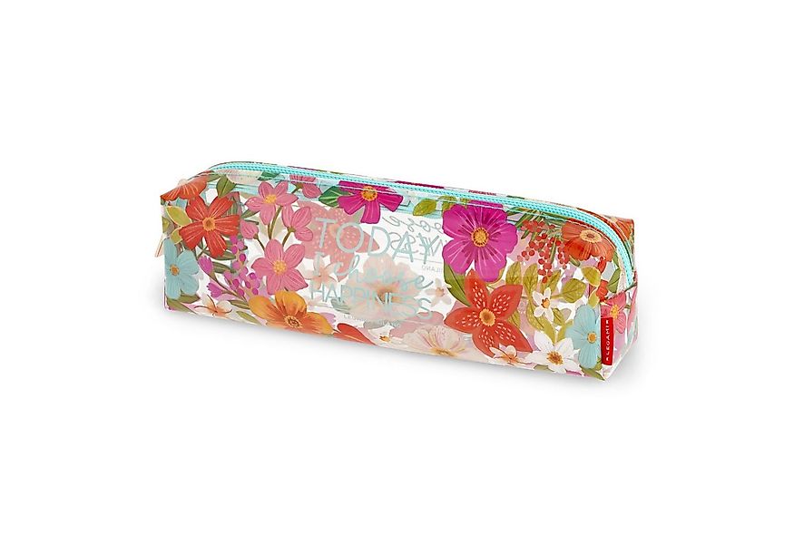 Legami Federmäppchen Legami Transparentes Schreibmäppchen Pencil Case Flowe günstig online kaufen