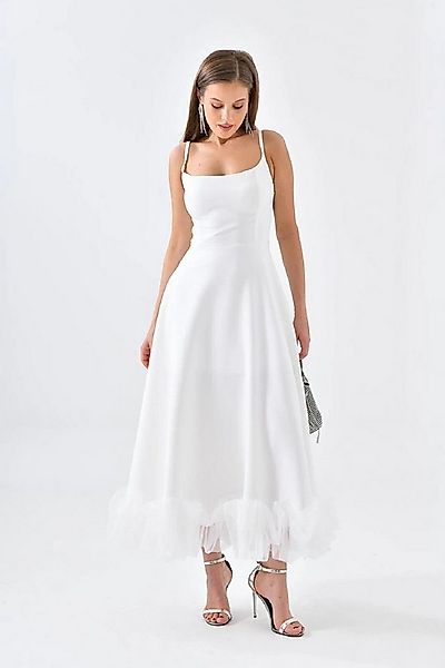 WOMAN VISION Minikleid Midikleid mit dünnen Trägern günstig online kaufen