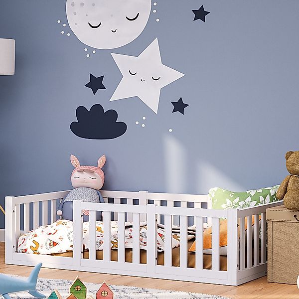 Bellabino Kinderbett Tapi (Bodenbett mit Rausfallschutz günstig online kaufen