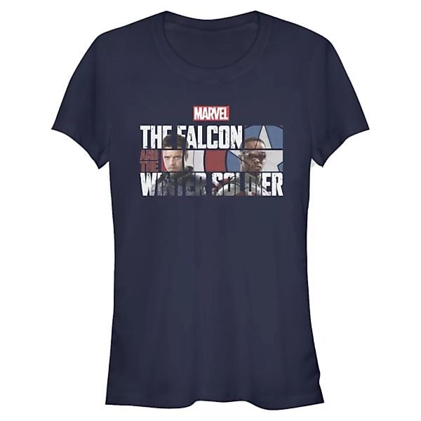 Marvel - The Falcon and the Winter Soldier - Logo Fill - Frauen T-Shirt günstig online kaufen
